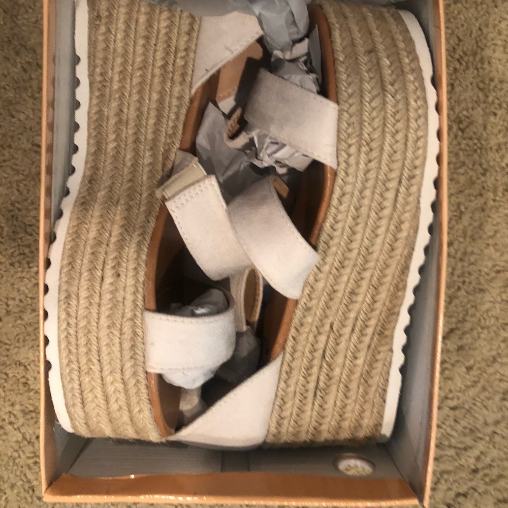 Cream espadrilles